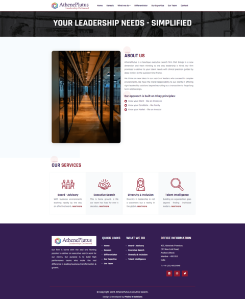 website portfolio